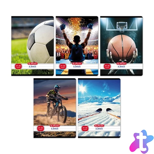 Herlitz Sport II A5 21-32 vonalas füzet