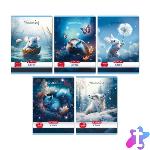 Herlitz Wonderland A5 14-32 1. osztályos vonalas füzet