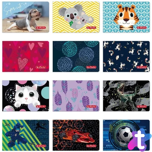 Herlitz 4 betétes puha diákigazolvány tartó