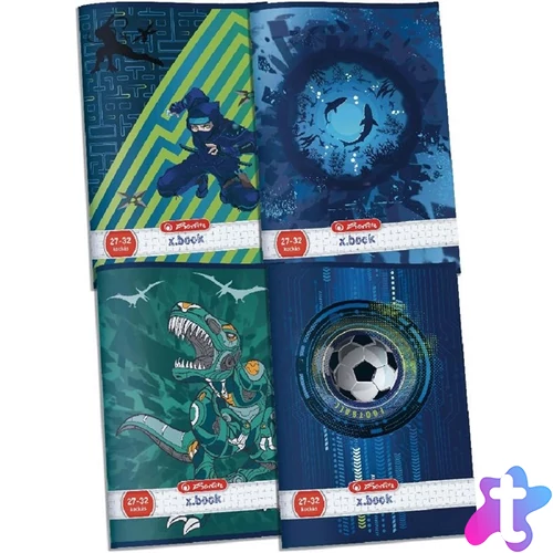 Herlitz Boys A5 27-32 kockás füzet