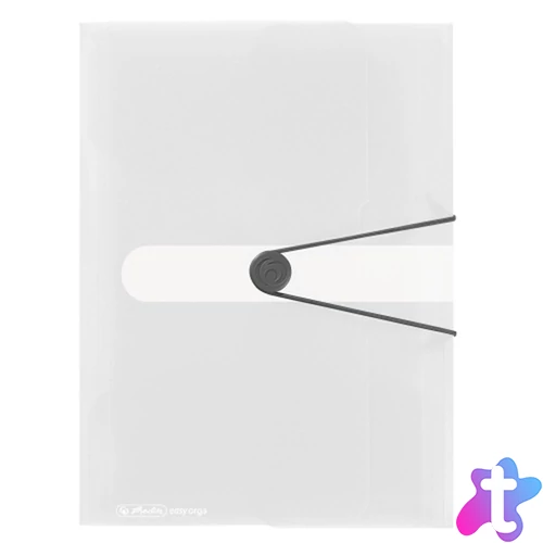 Herlitz Pastell A4 áttetsző gumis mappa