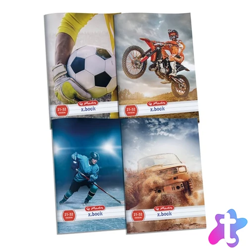 Herlitz Sport A5 21-32 vonalas füzet