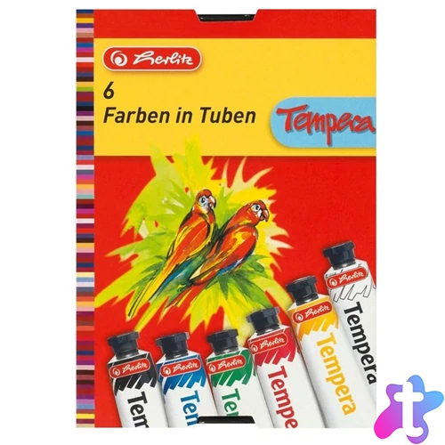 Herlitz 6x16ml 6 színű tempera