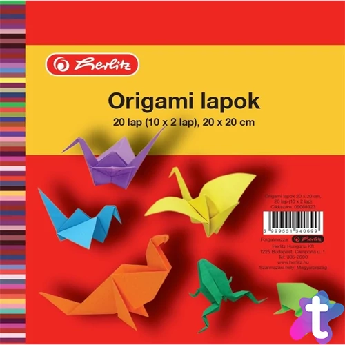 Herlitz 20x20cm 20ív origami lap