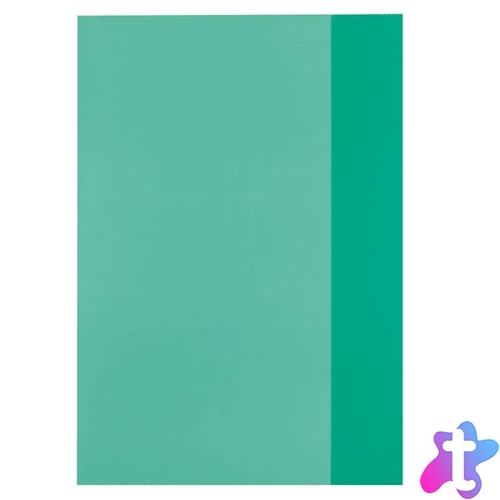 Herlitz A4 átlátszó zöld füzetborító