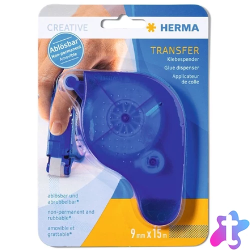 Herma HE-1067 kék ragasztószalag-adagoló