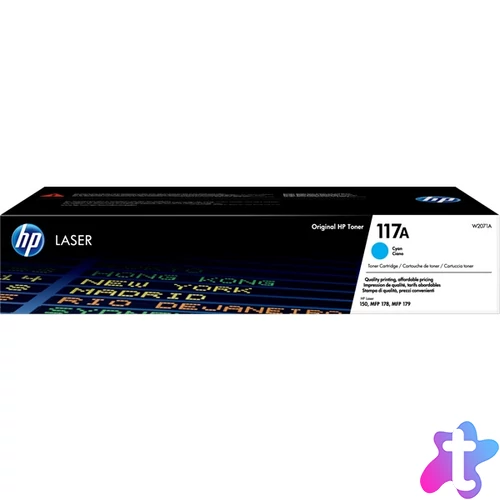 HP W2071A (117A) cián toner