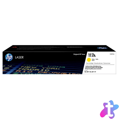 HP W2072A (117A) sárga toner