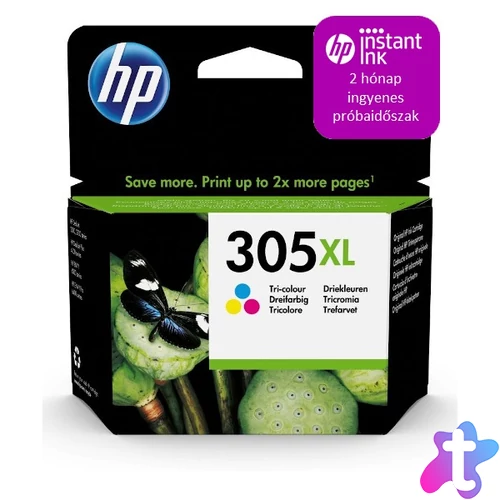 HP 3YM63AE (305XL) háromszínű nagykapacítású tintapatron