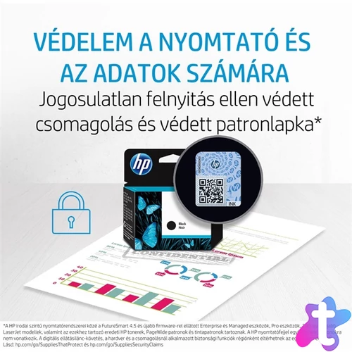 HP F6U65AE (302) háromszínű tintapatron