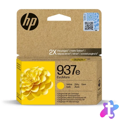 HP 4S6W8NE sárga tintapatron