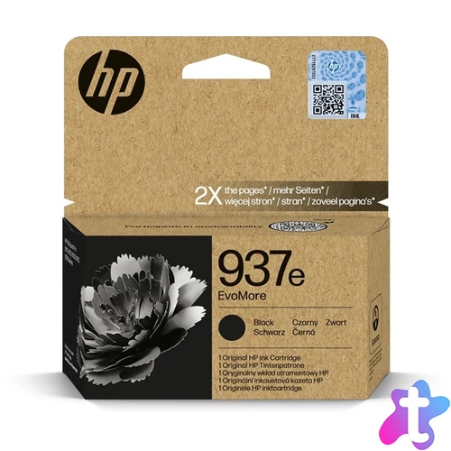 HP 4S6W9NE fekete tintapatron