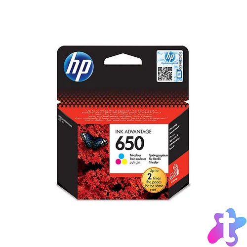 HP CZ102AE (650) háromszínű tintapatron