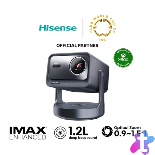 Hisense C2 Ultra 65"-300" 4K Smart IMAX mini-lézer projektor