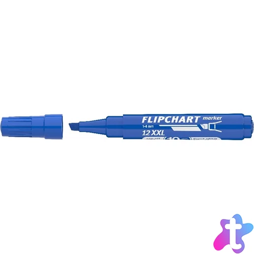 ICO Flipchart 12 XXL kék marker