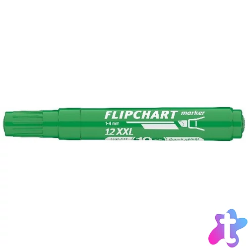 ICO Flipchart 12 XXL zöld marker