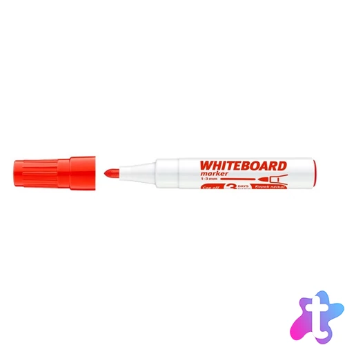 ICO Whiteboard piros kerek táblamarker