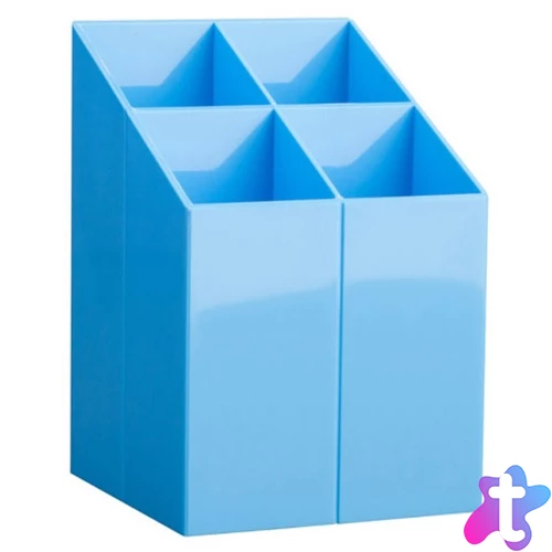 ICO Design szögletes világoskék írószertartó