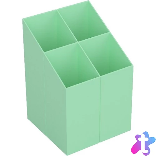 ICO Design szögletes világoszöld írószertartó