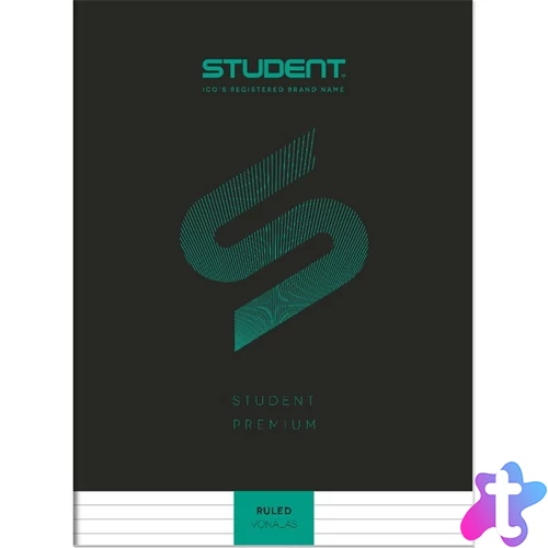 ICO Student Art A4 70lapos sima spirálfüzet