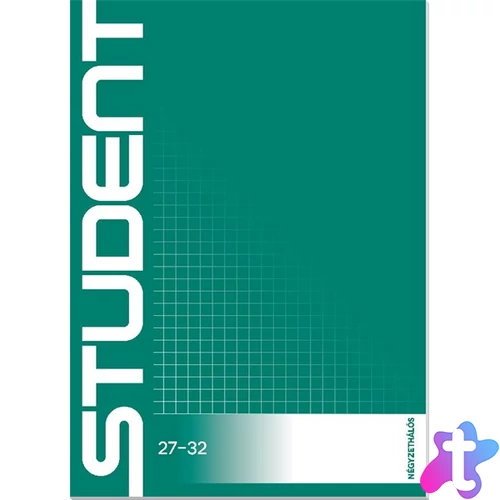 ICO Student A5 32lapos kockás füzet