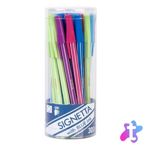 ICO Signetta Mix 30db-os vegyes kék golyóstoll