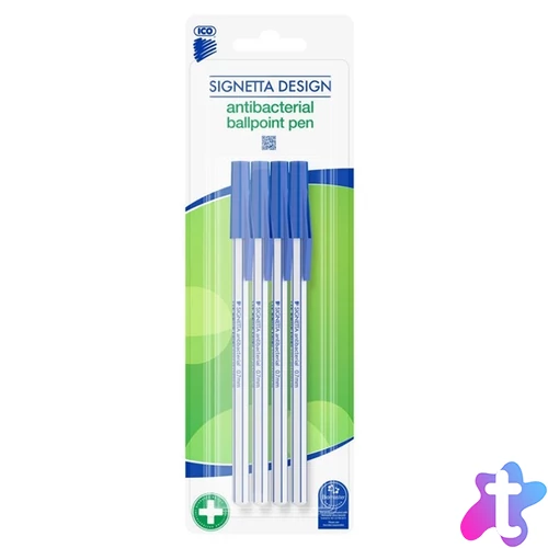ICO Signetta Design antibakteriális 4db-os golyóstoll