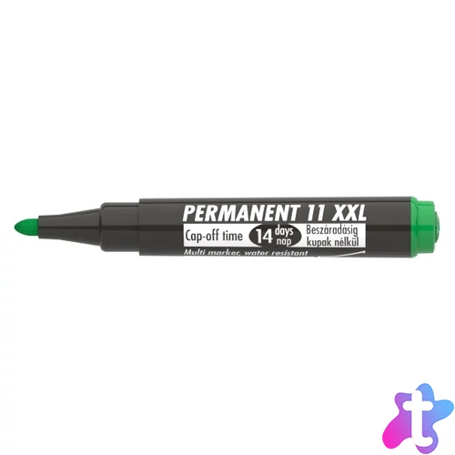 ICO Permanent 11 XXL zöld marker