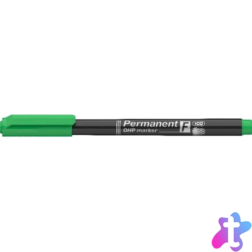 ICO OHP F 0,5mm zöld permanent marker