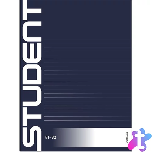 ICO Student A4 32lapos vonalas füzet