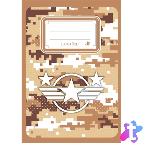 ICO Süni Military A5 leckefüzet