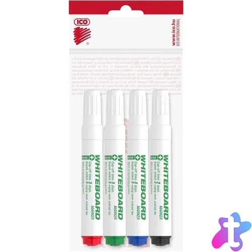 ICO 11 XXL Whiteboard Z4 antibakteriális 4 különféle színű táblamarker