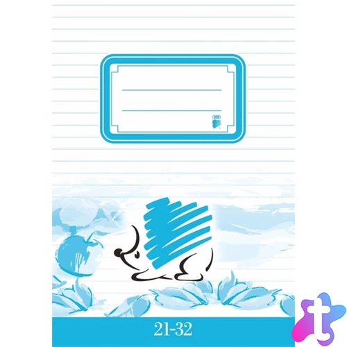 ICO Süni A5 21-32 4-8.osztályos vonalas füzet