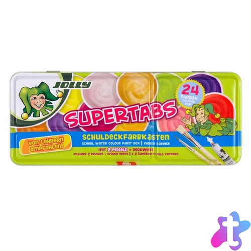 Jolly Supertabs 24 darabos vízfesték készlet