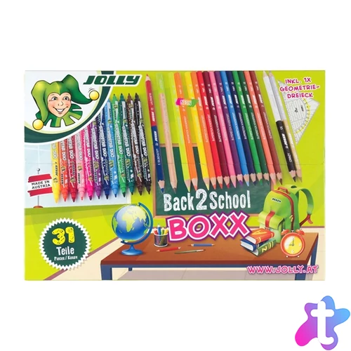 Jolly Back To School All In Boxx 31 darabos iskolakezdő készlet