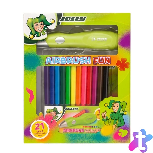Jolly Airbrush Fun 12 patronos airbrush készlet