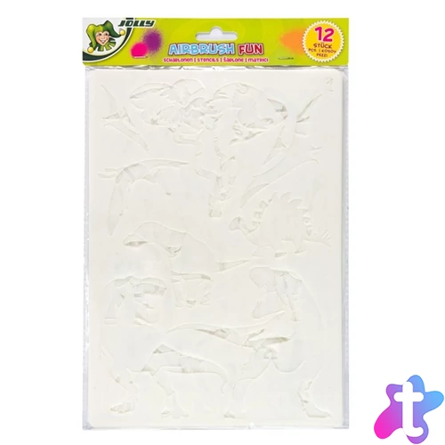 Jolly Airbrush Fun 12 darabos sablon