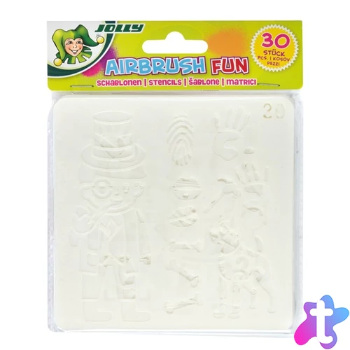 Jolly Airbrush Fun 30 darabos sablon