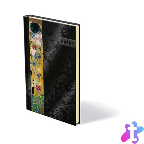 Kalendart Spektrum Klimt S165 chamois vonalas keményfedeles notesz