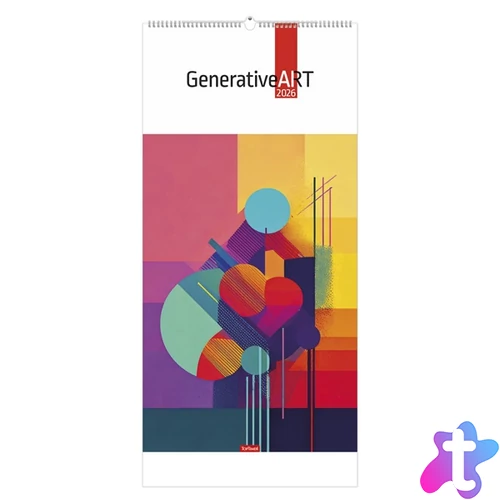 Kalendart 2026 T095 Generative Art falinaptár