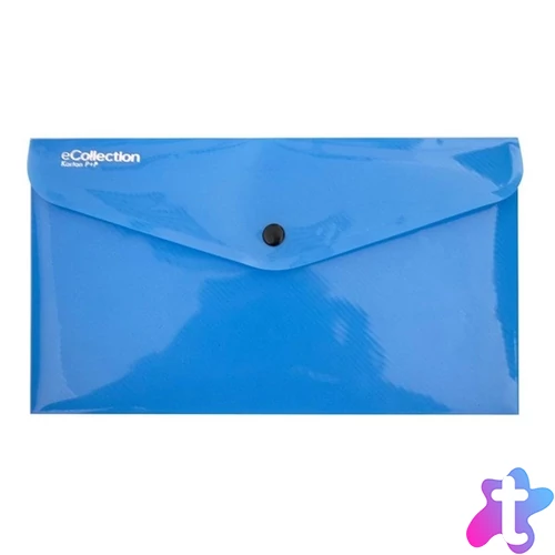 Karton P+P DL átlátszó kék patentos tasak