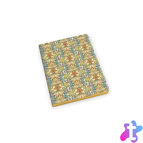 Kartos Flores 1 db A5 arany élfestett füzet