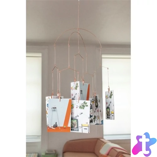 Kikkerland MH19 függesztett térbeli réz fényképtartó