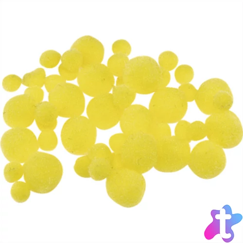 Knorr Prandell sárga 8-20 mm 100 db/csomag pompom