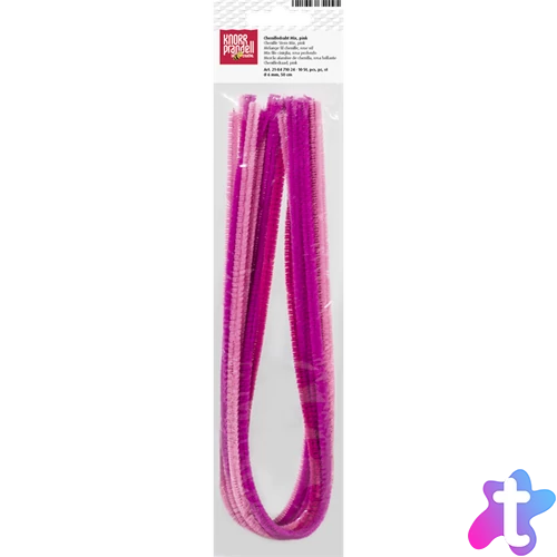 Knorr Prandell 6 mm 10 db/csomag pink zsenília drót