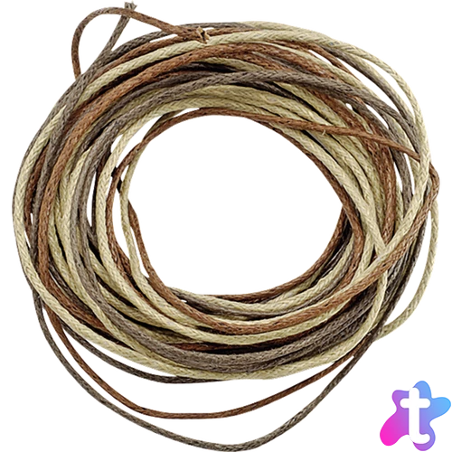 Knorr Prandell 1 mm 3x1,7 m barna viaszolt zsinór