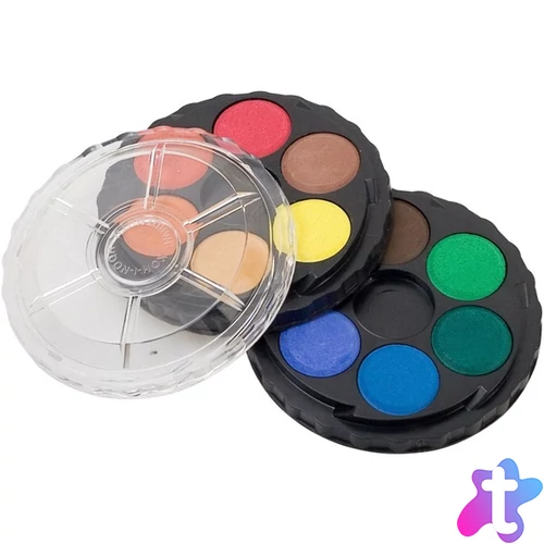 Koh-I-Noor kerek 12 színű vízfesték készlet