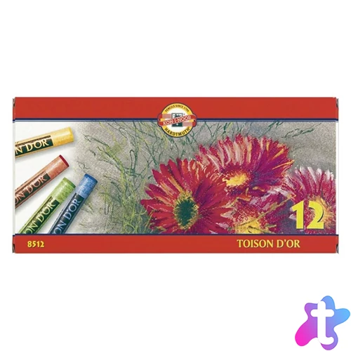 Koh-I-Noor Toison 8512 12db-os vegyes színű porkréta