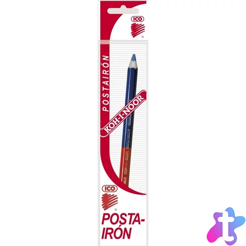 Koh-I-Noor 3423 piros-kék BL postairón