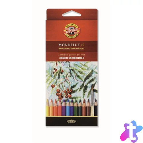 Koh-I-Noor 3716 Mondeluz aquarell 12db-os színes ceruza készlet